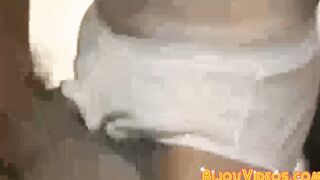 Vintage policeman catches group of guys orgy banging