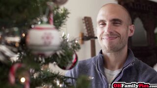 It is Christmas time with two hot teens