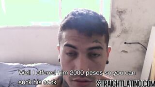 Straight Latino fucks a man hole first time ever