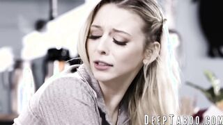 Big dick stud deepthroated by beautiful Lily