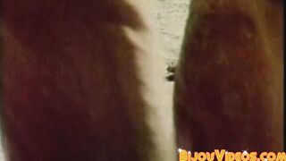 Classic hairy gay studs bareback pounding after hot rimming