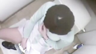 Asian Sister-in-law caught fingering on the toilet