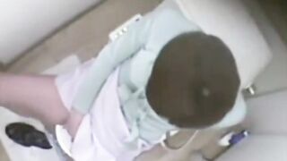 Asian Sister-in-law caught fingering on the toilet