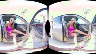 Lusty Hot Brett Rossi shows how thankful she is that you changed her flat tire