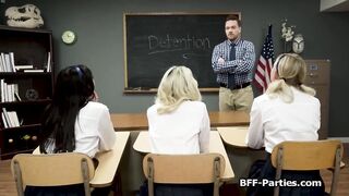 Fat white dick for kinky coeds in detention