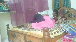 Indian Telugu Lovers Celebrating Anniversary Day With goddess Into Various Positions