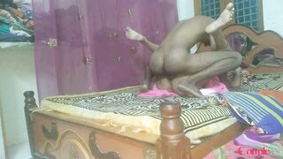 Indian Telugu Lovers Celebrating Anniversary Day With goddess Into Various Positions
