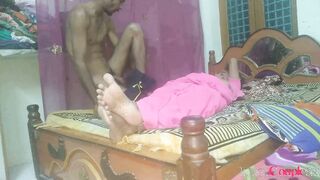 Indian Telugu Lovers Celebrating Anniversary Day With goddess Into Various Positions