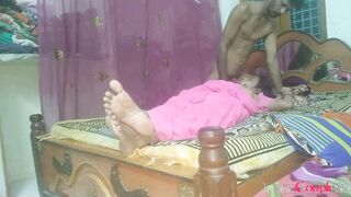 Indian Telugu Lovers Celebrating Anniversary Day With goddess Into Various Positions