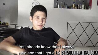 Big dicked Latino straighty blown before bareback session