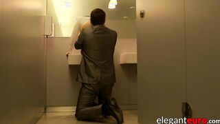 Classy Euro gets her pussy pounded and sprayed with cum