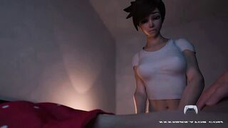 MILF 3D Threesome Big Cock Animation Sex
