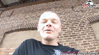 Real Meet and Fucked Casting with german women next door