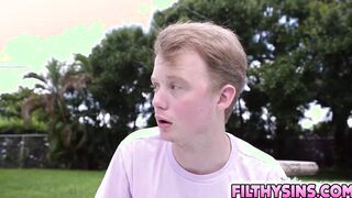 Kat Marie getting naughty with her stepson