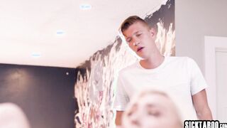 Babysitter caught and fucked so hard