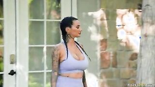 Jogging Jiggling And Helping Him Cheat