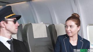 Perv Pilot Interview the Air Hostess
