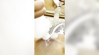 Hari De Lopo | Yourprincessmia Fucks Dildo on mirror and over glass table