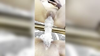 Hari De Lopo | Yourprincessmia Fucks Dildo on mirror and over glass table