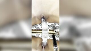 Hari De Lopo | Yourprincessmia Fucks Dildo on mirror and over glass table