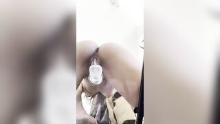 Hari De Lopo | Yourprincessmia Fucks Dildo on mirror and over glass table