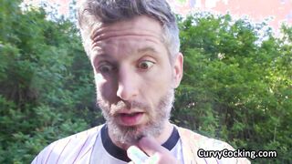 Sexy baseball trainer wants hard dick