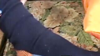 Hottest young latino shoots load after masturbation