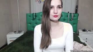 Small tits beauty strips underwear on webcam