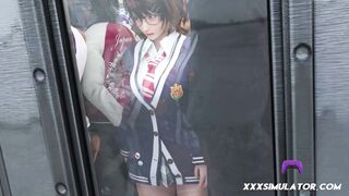 Beautiful Japan Hottie Public Train Fuck
