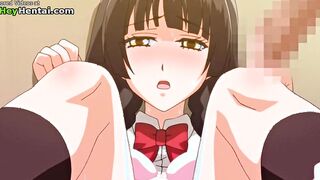 Beautiful busty college girl enjoys wild sex