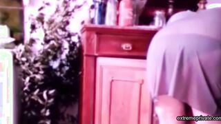intimate home scenes my BBW stepmom (voyeur)
