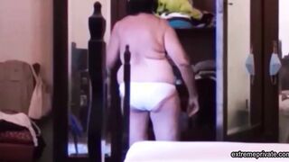 intimate home scenes my BBW stepmom (voyeur)