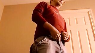Amateur dude with a glasses Jack receives a nice blowjob