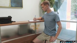 Anal fuck at the gym with three horny studs