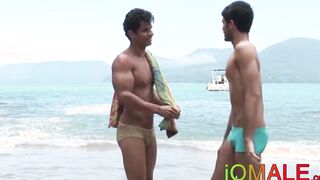 Latino Junior and Kaike raw fucking hard outdoors