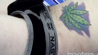 Black twink has mutual dick sucking while wearing underwear