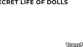 Two hot dolls become flirty and excited