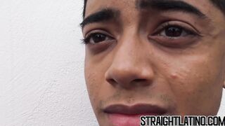 Young Latino stuffed with dick in ass and cum in mouth