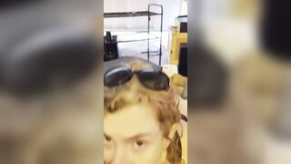 Redhead Slut Deepthroat Blowjob