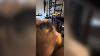 Redhead Slut Deepthroat Blowjob