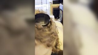 Redhead Slut Deepthroat Blowjob