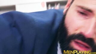 Employee award for giving the sloppiest and sexiest blowjob