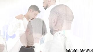 He squeezed my balls and my penis!
