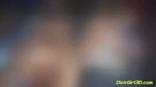 Titted Princess Rides Huge FUTA Dick