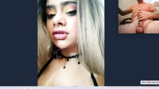 Horny blonde got amazing natural tits