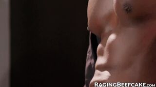 Wild hunk Andre Donovan pounded and drilled beefcake Jake