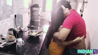 Hot Desi Bhabhi Kitchen Sex With Husband