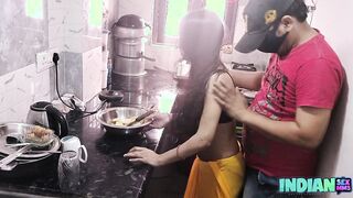 Hot Desi Bhabhi Kitchen Sex With Husband