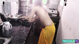 Hot Desi Bhabhi Kitchen Sex With Husband