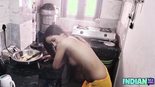 Hot Desi Bhabhi Kitchen Sex With Husband
